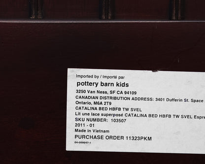 Pottery Barn Kids Twin Bed Frame