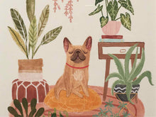 Urban Jungle Dogs IV' Print Double Framed