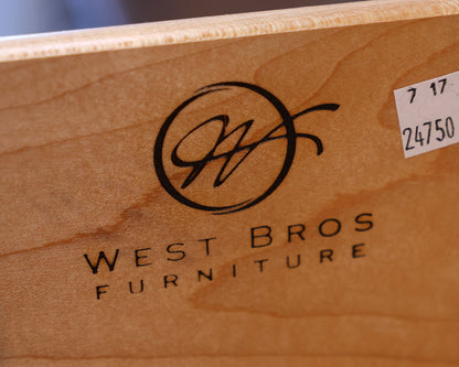 West Brothers Furniture Dark Maple 6-Drawer Chest