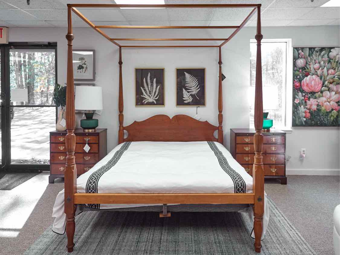 Eldred Wheeler Sheraton Tall Queen Bed in Cherry