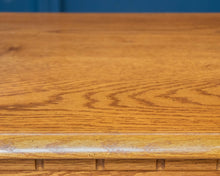 Thomasville 7-Drawer Dresser in Oak with Brass Pulls