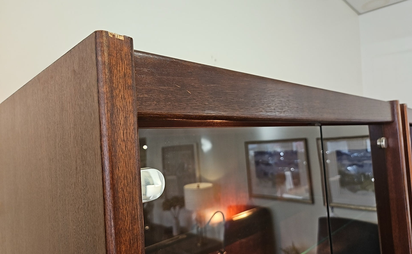 Redwood & Glass Cabinet