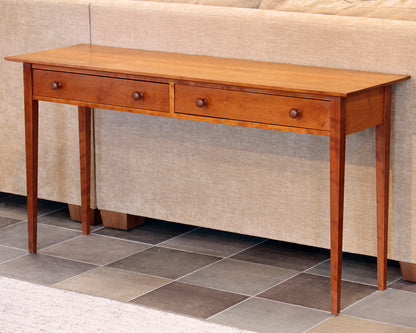 Shaker Style Cherry Console