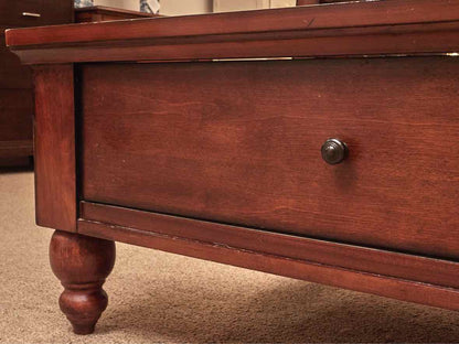 Aspen Home'Turner' Cherry Finish  2 Drawer Storage Sleigh  King Bed