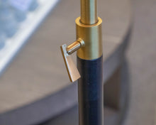 West Elm Black & Gold Accent Floor Lamp