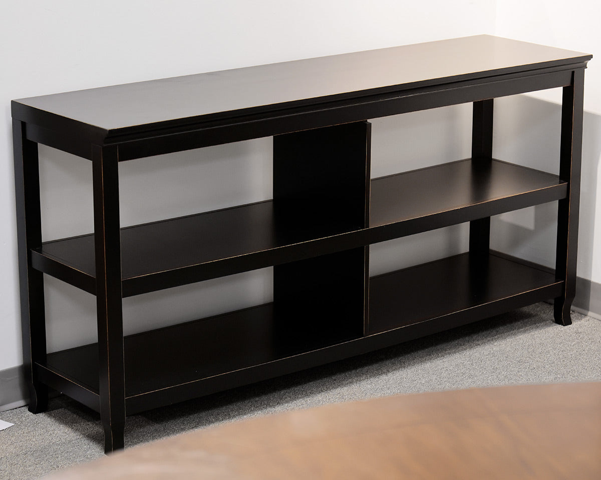 Ballard Design Black Bookcase Console