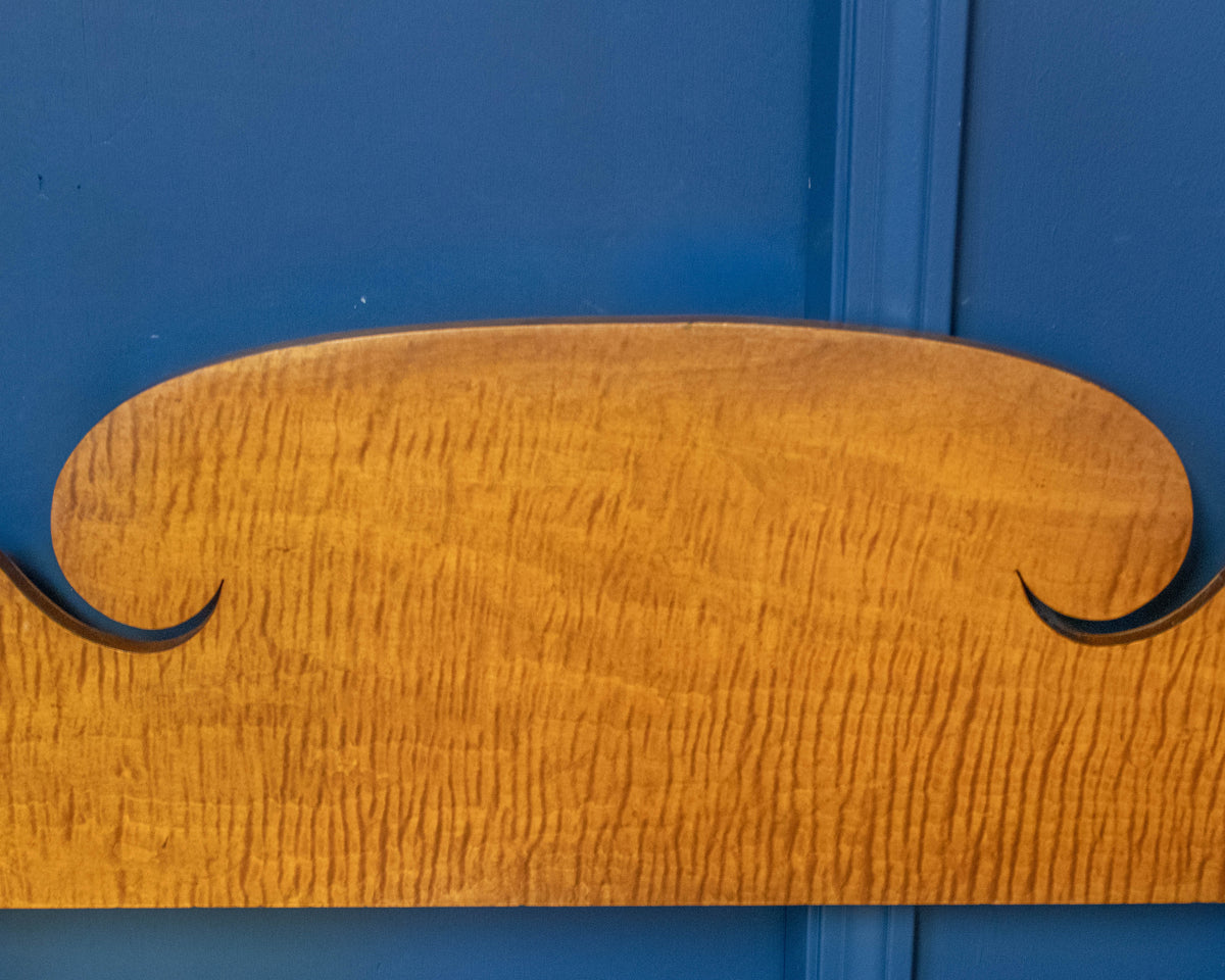 Tiger Maple Four Post Twin Bed In Cinnamon