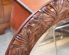 Ethan Allen British Classics Round Carved Frame Mirror
