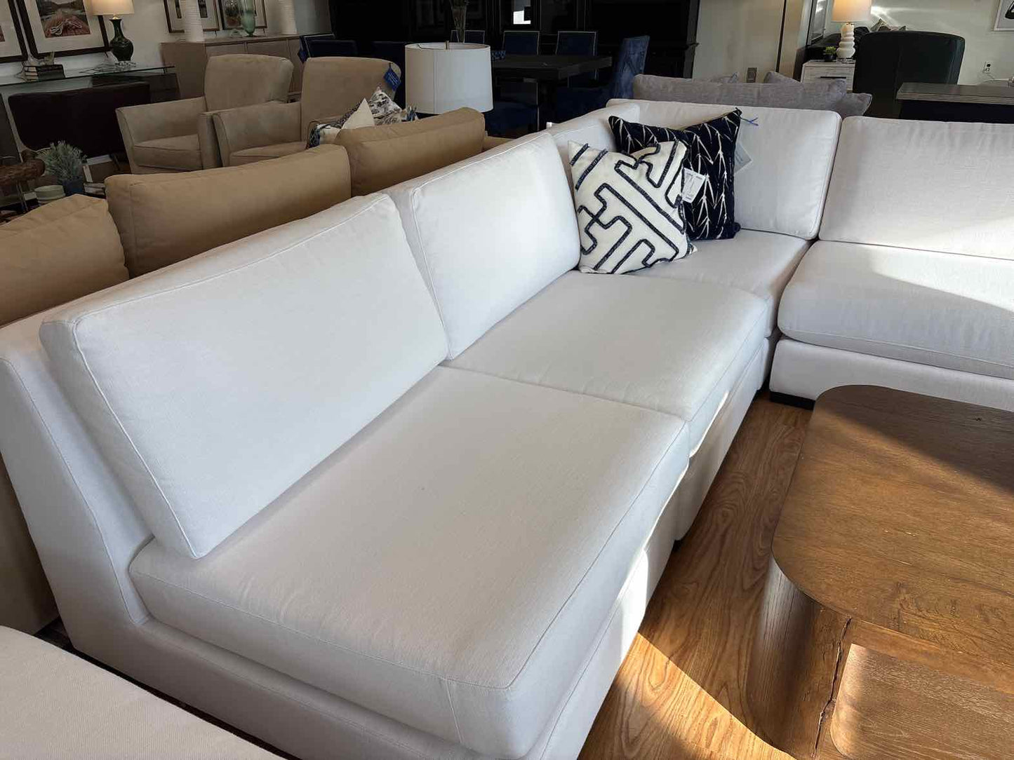 RH 'Modena' 5-Piece Sectional with Ottoman