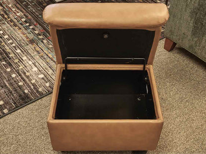 Ekornes Stressless Soft Ottoman Medium in Paloma Taupe Leather