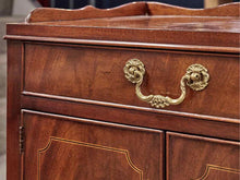 Pair of Baker Mahogany Nightstand W/ Galley