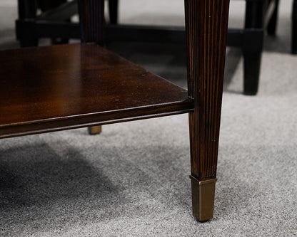 Lexington Glass Topped Nightstand