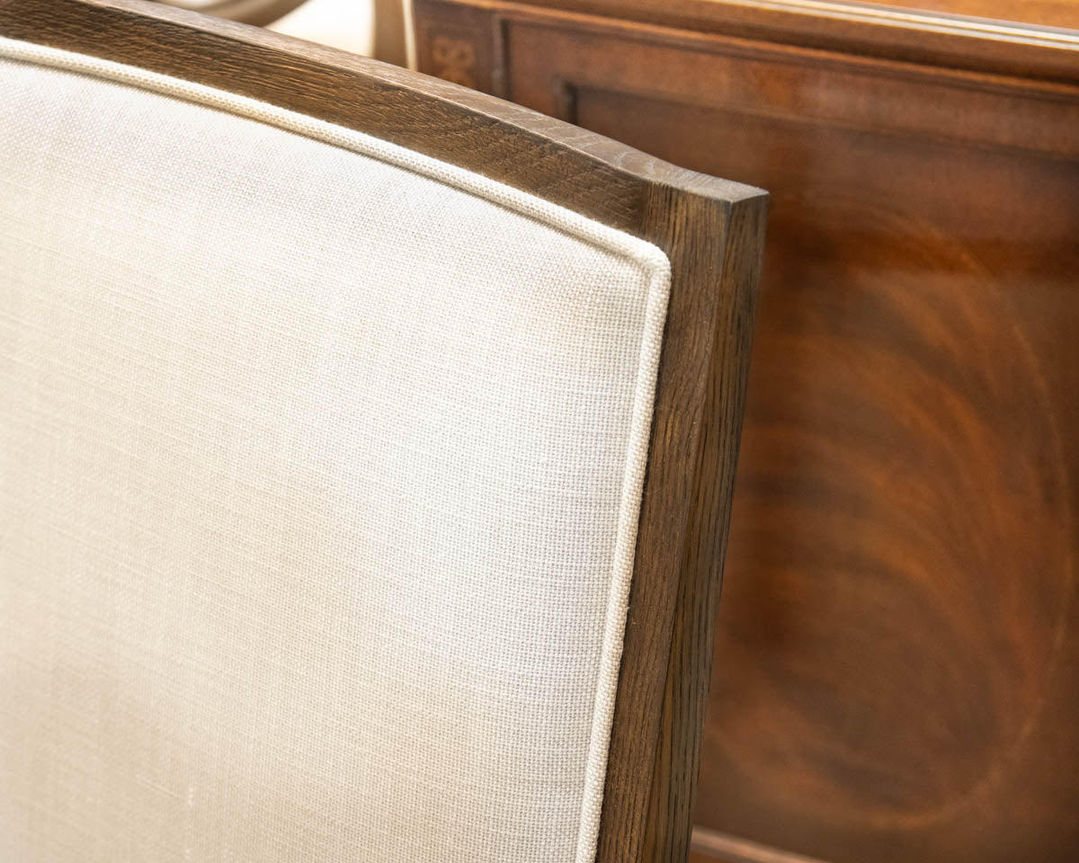 RH 'French Contemporary' Dark Stain Finish  Dining Chair