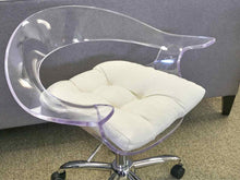 Lucite Office Chair on Casters
