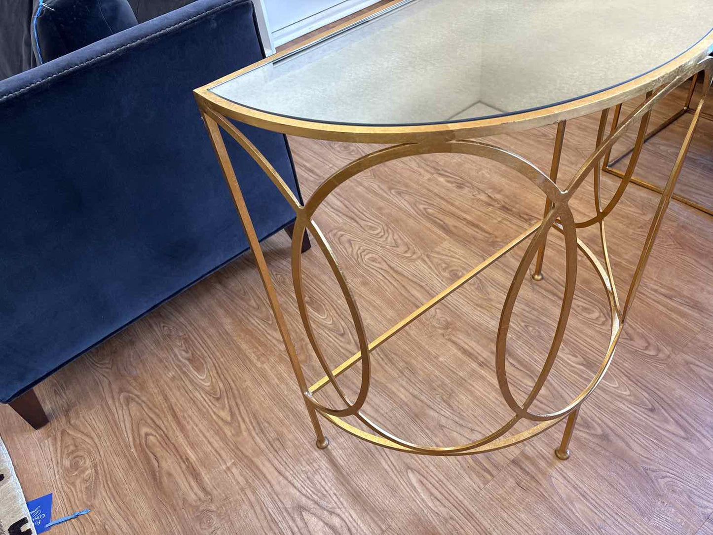 Worlds Away 'Antoine' Demilune Console