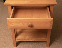 Vaughan Bassett  Honey Oak 1 Drawer & Lower Shelf Nightstand