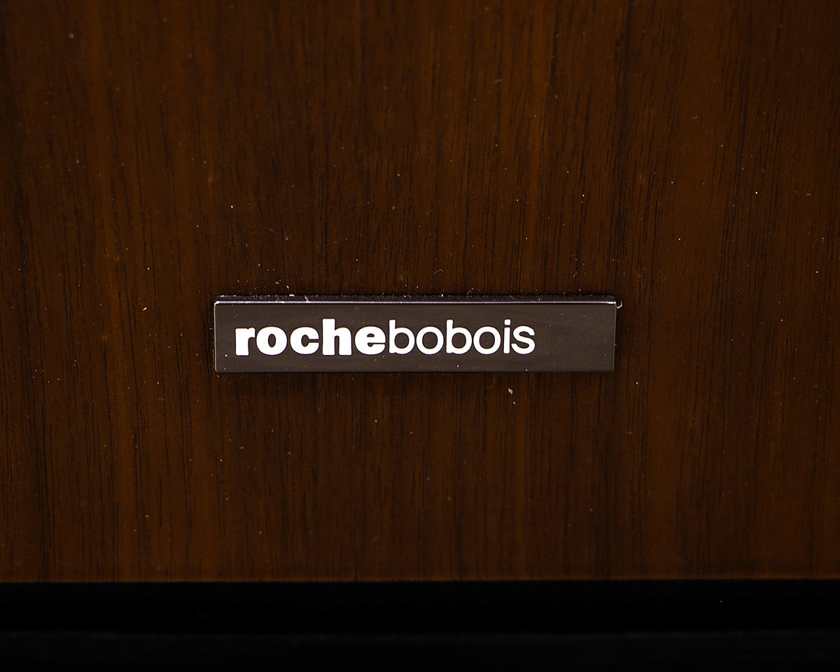 Roche Bobois Athea Swivel Chair and Ottoman