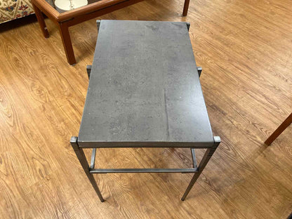 Faux Concrete Side Table