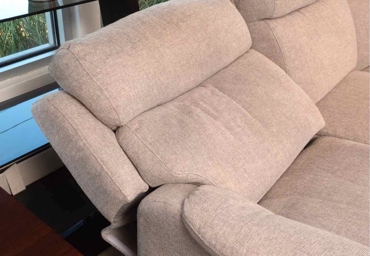 HTL  2 Power Wall Hugger Adjustable Head Rest Recliners 5 Seat Sectional