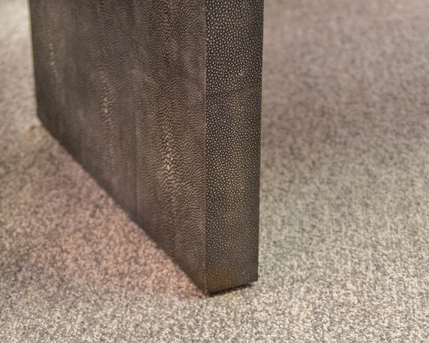 Ethan Allen 'Rhys' Shagreen City Grey Finish Console