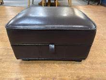 Leather Storage Ottoman