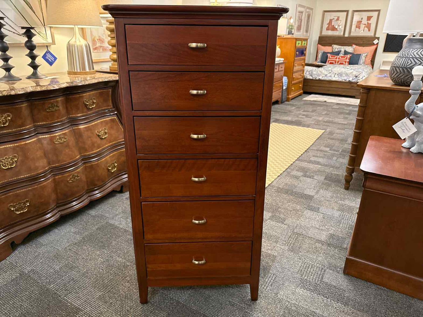 Kincaid Cherry 6-Drawer Lingerie Chest