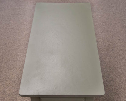 Pair Of Sage Green Nightstands W/ 1 Drawer And Lower Shelf