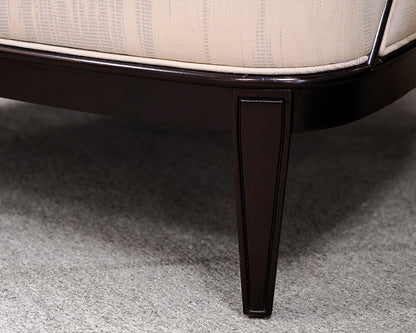 Pair of Bolier Upholstered Slipper Chairs