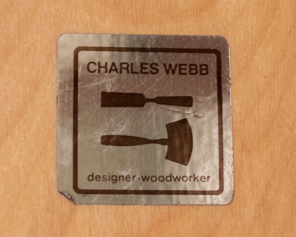 Charles Webb 'Richardson' Cherry Lounge Chair & Ottoman
