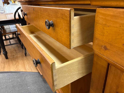 Stanley Pine Server w/ Hutch