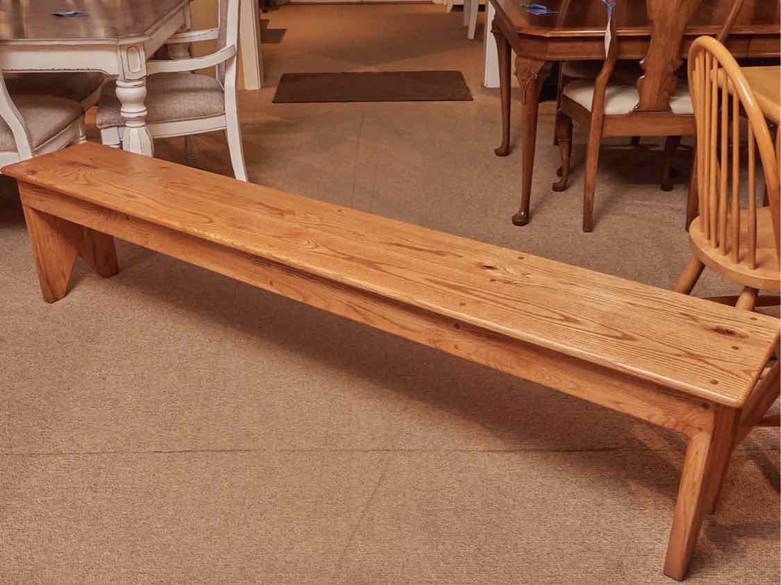 Solid Oak Bench
