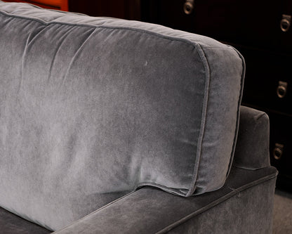 Bassett Two-Piece Velvet Sectional