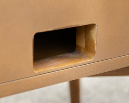 West Elm Mid Century Modern  Entry Cabinet In Acorn Finish