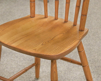 Athol Furniture Oak Drop Leaf Table and Chairs Set