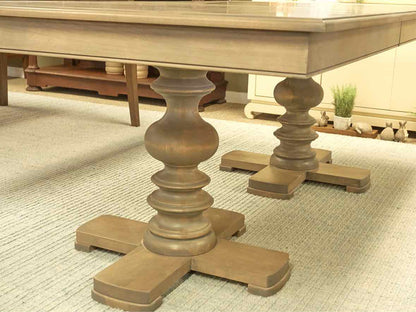 Gat Creek "Gretta" Maple Double Pedestal Dining Table