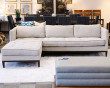 Lee Industries Custom Gray Tufted Two-Piece Sectional