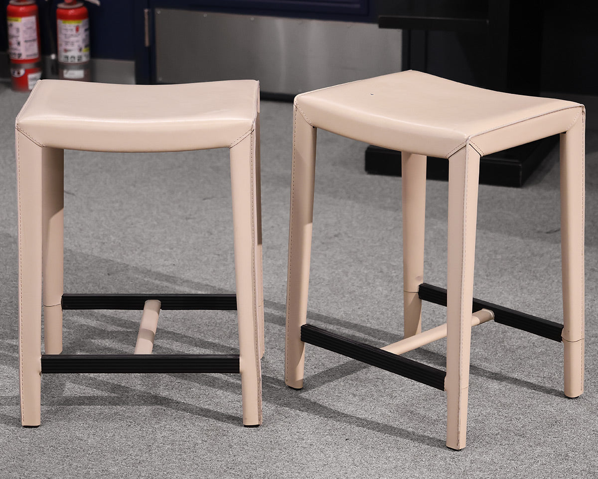 Pair of Crate & Barrel Counter Stools