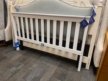 White Mission Style Queen Bed