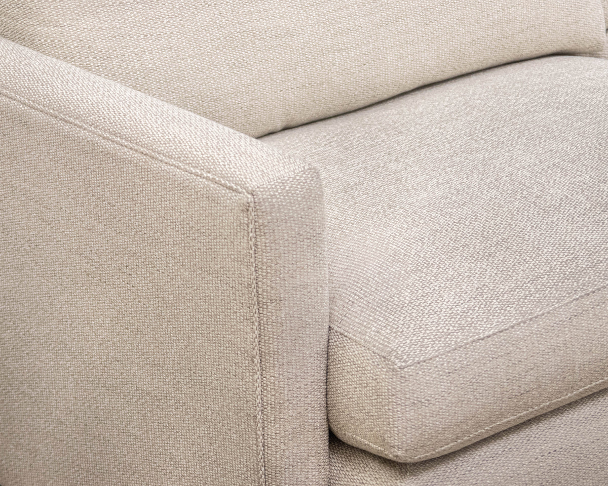 Crate & Barrel Lounge Sofa in "Cement"