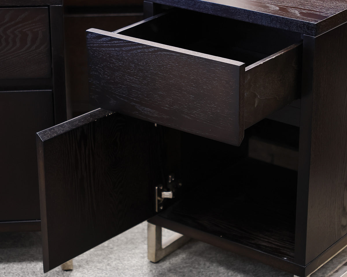 Pair of Deep Espresso Nightstands