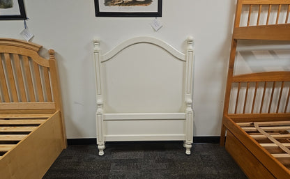 Pottery Barn Ivory Twin Bed