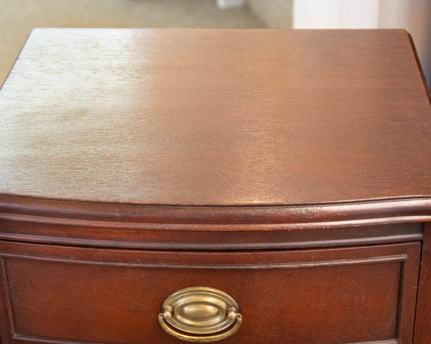 Solid Mahogany One Drawer Nightstand