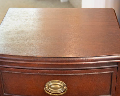 Solid Mahogany One Drawer Nightstand