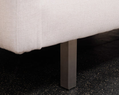 Room & Board Two-Cushion Sofa With Ottoman