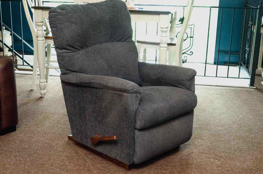 La-Z-Boy Rocker Recliner In 'Charcoal Grey' Upholstery