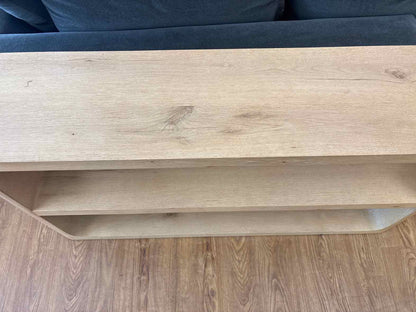 RH 'Oslo' Open Console in Light Oak