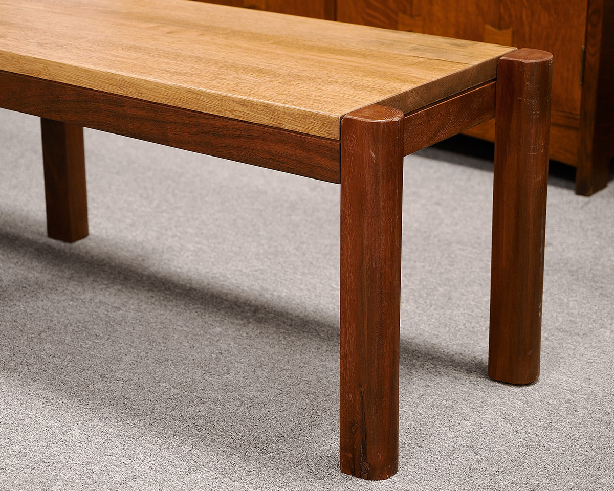 Wooden Teak and Acacia Wooden Bench