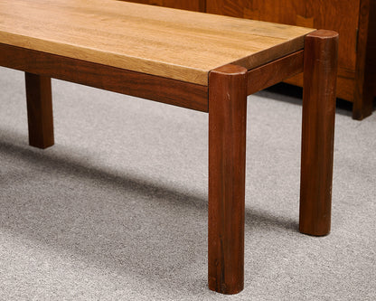 Wooden Teak and Acacia Wooden Bench