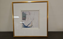 'Emerging A' Abstract in Antique Gold Frame