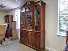 Heldense Inalid Mahogany Two Piece China Cabinet